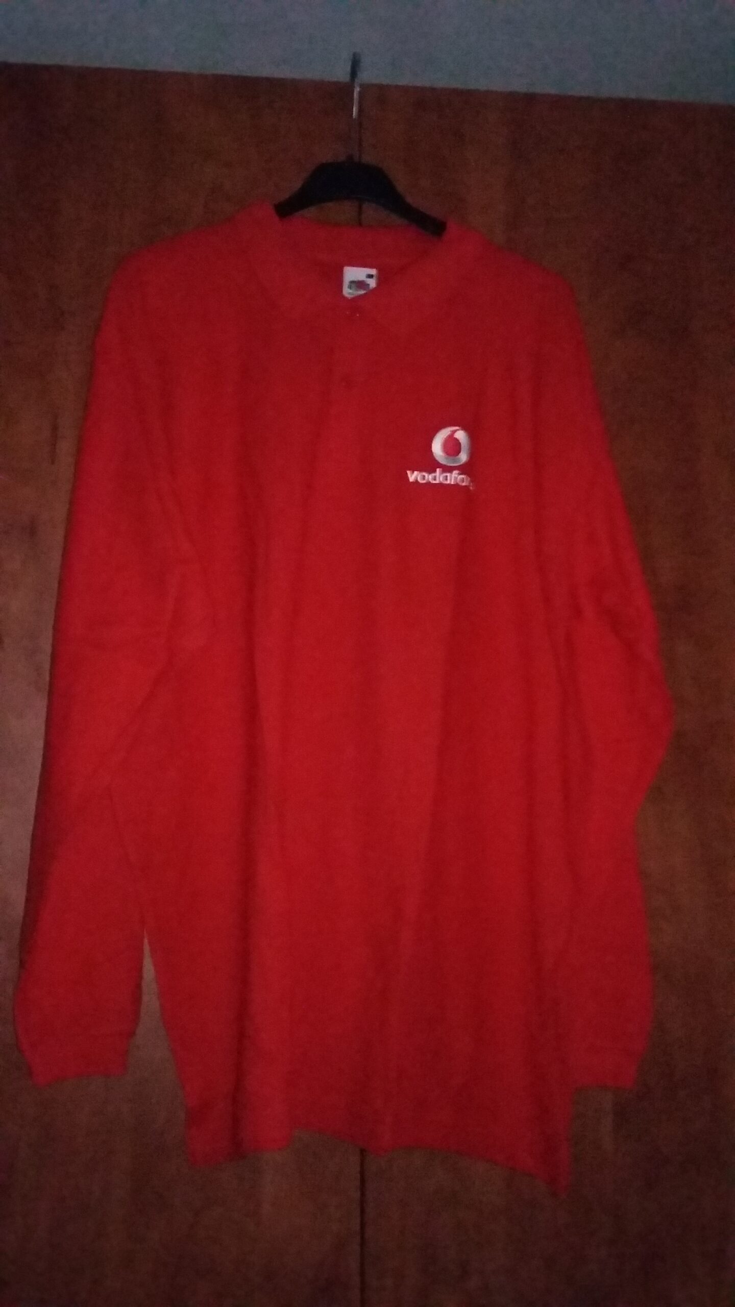 POLO VODAFONE ROSSE E BIANCHE Bellissime e nuove