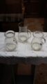 3 Caraffe da vino in vetro – Vintage