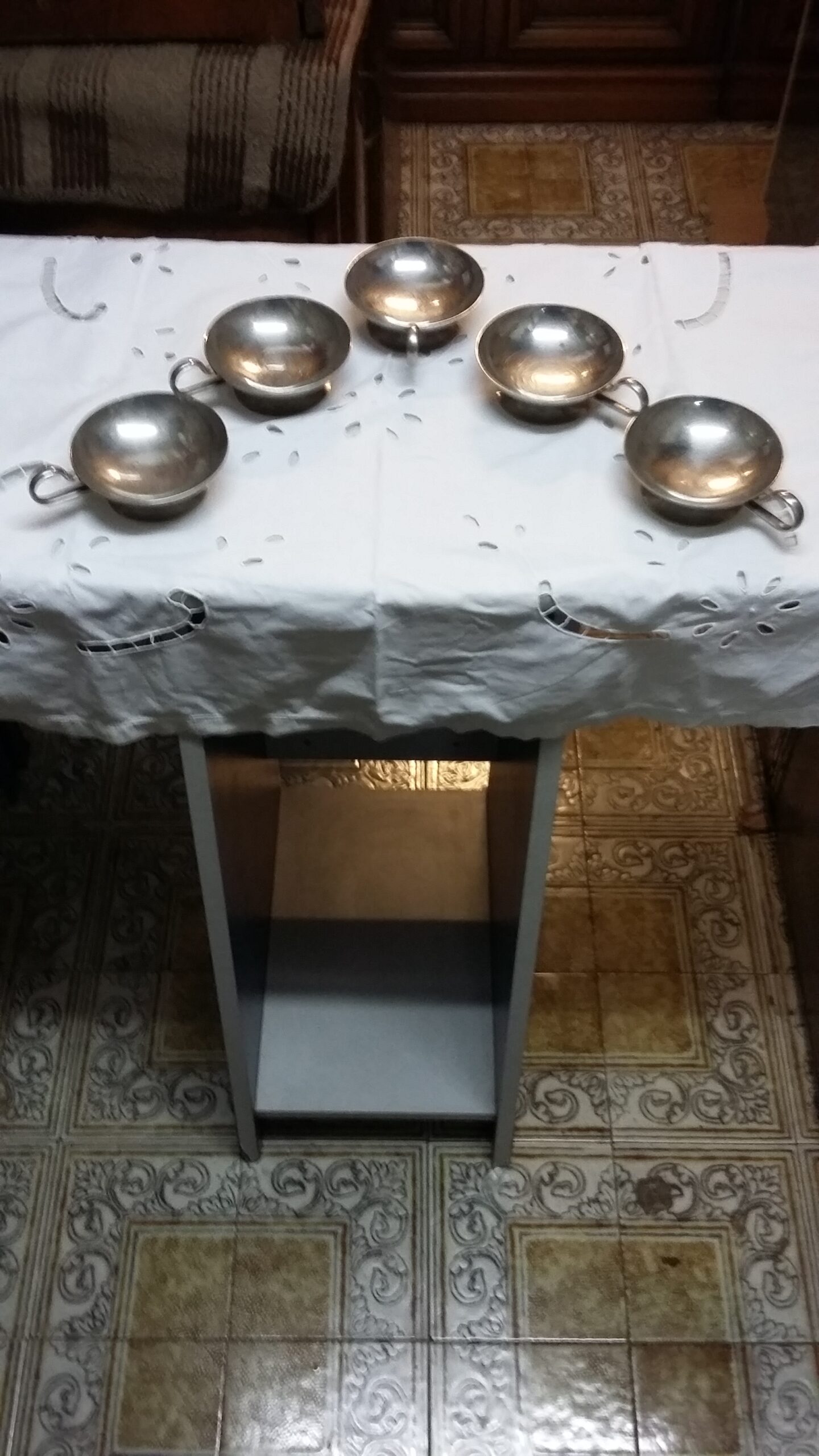 Coppette da gelato in acciaio -Vintage