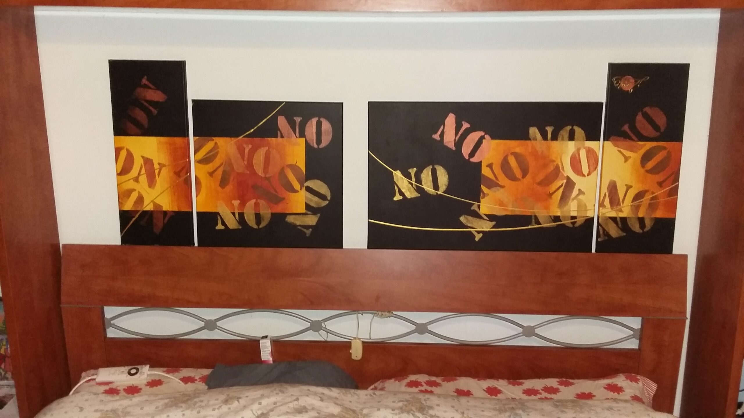 COMPOSIZIONE GRAFICA (ABBINATA) DI 4 PANNELLI