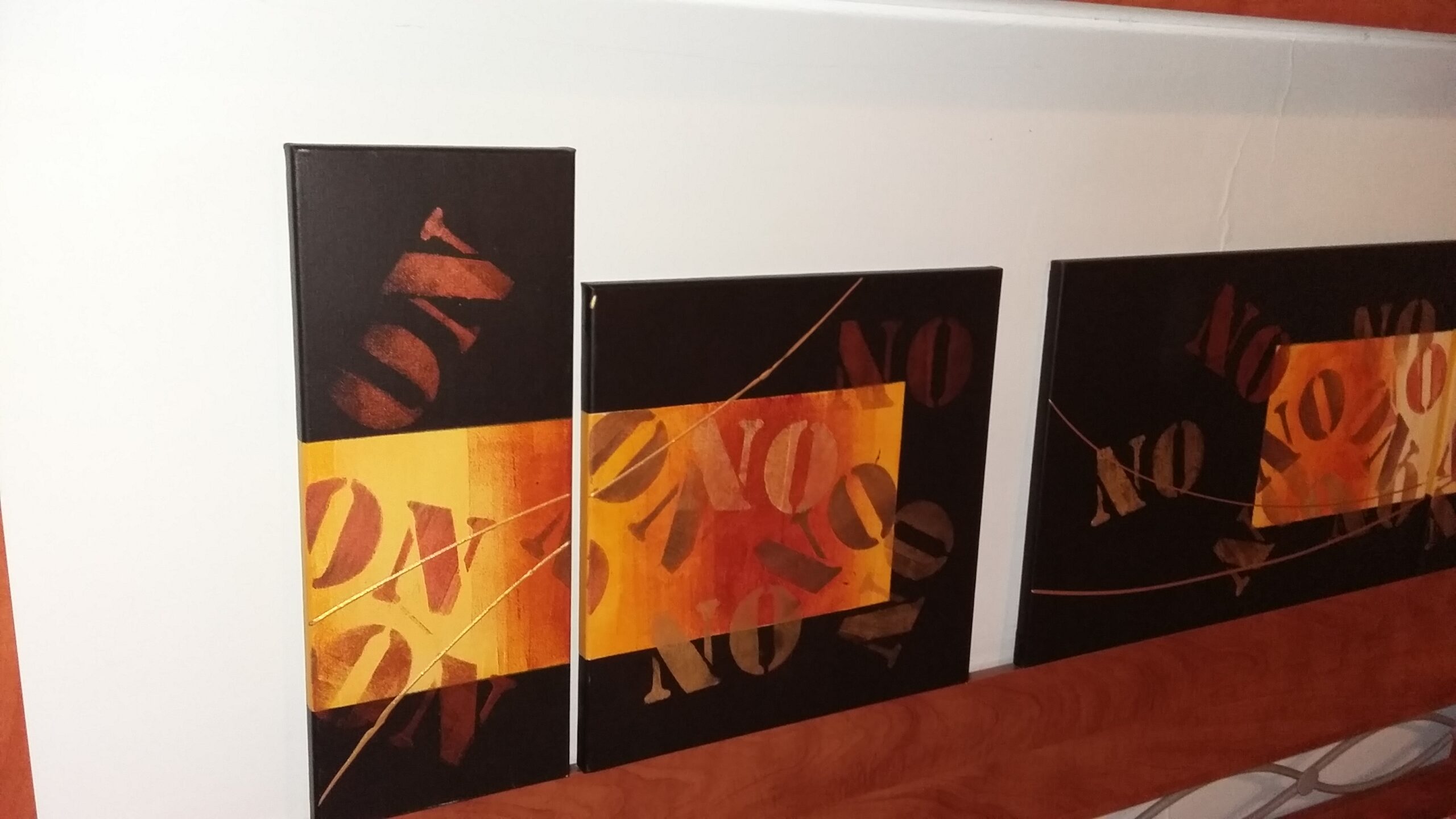 COMPOSIZIONE GRAFICA (ABBINATA) DI 4 PANNELLI