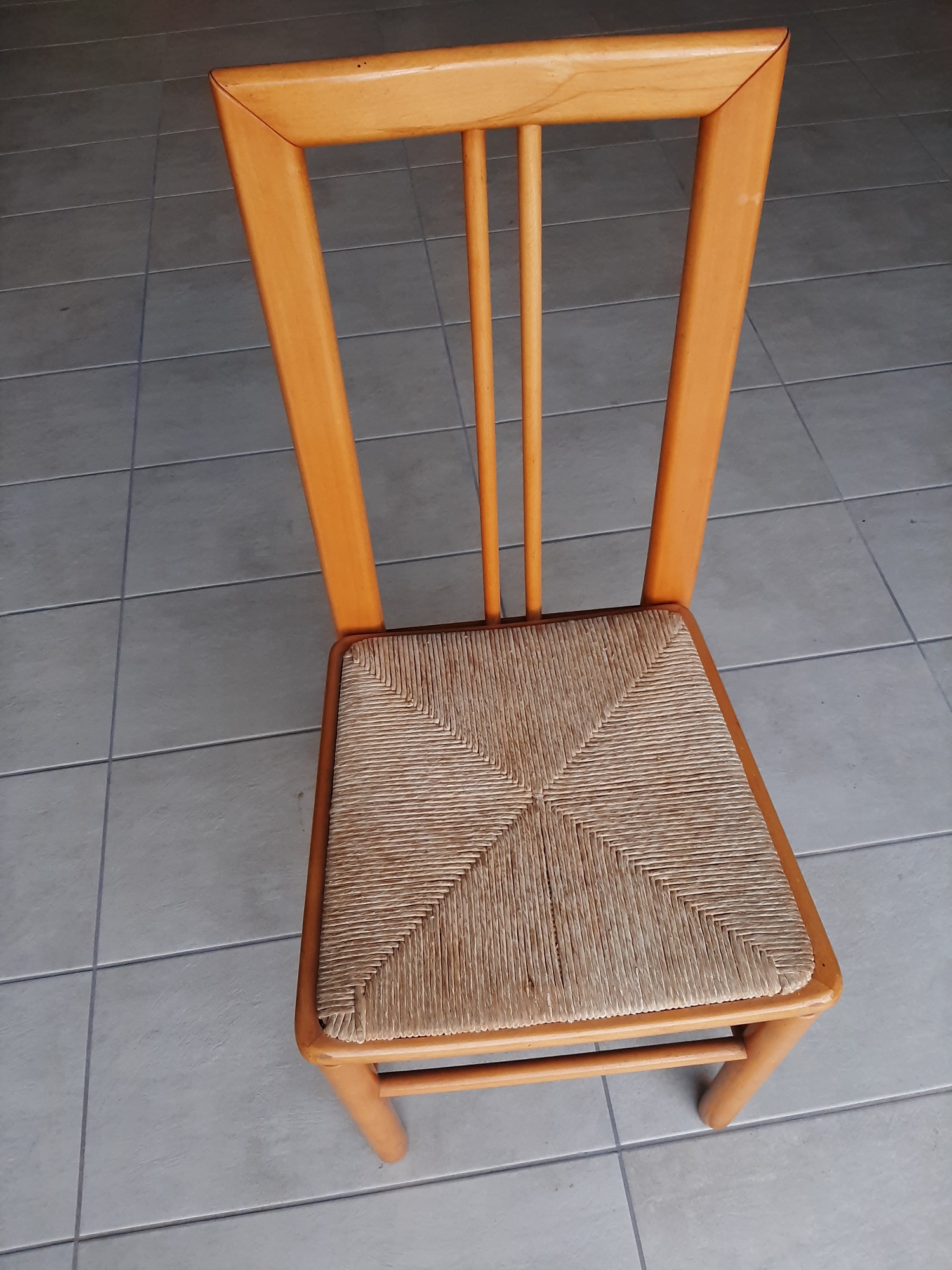 Sedie in legno impagliate