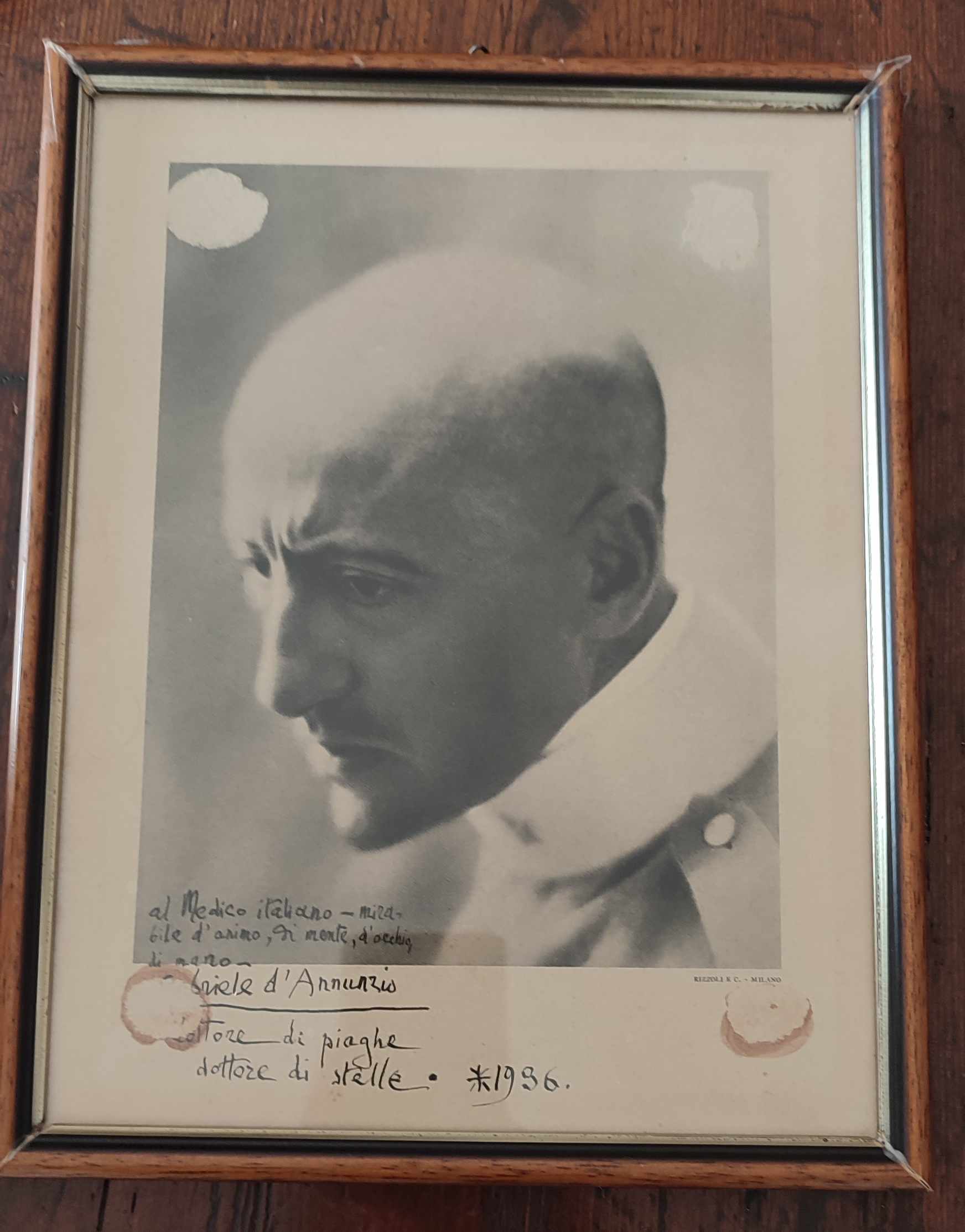 Quadro Originale Gabriele D’Annunzio