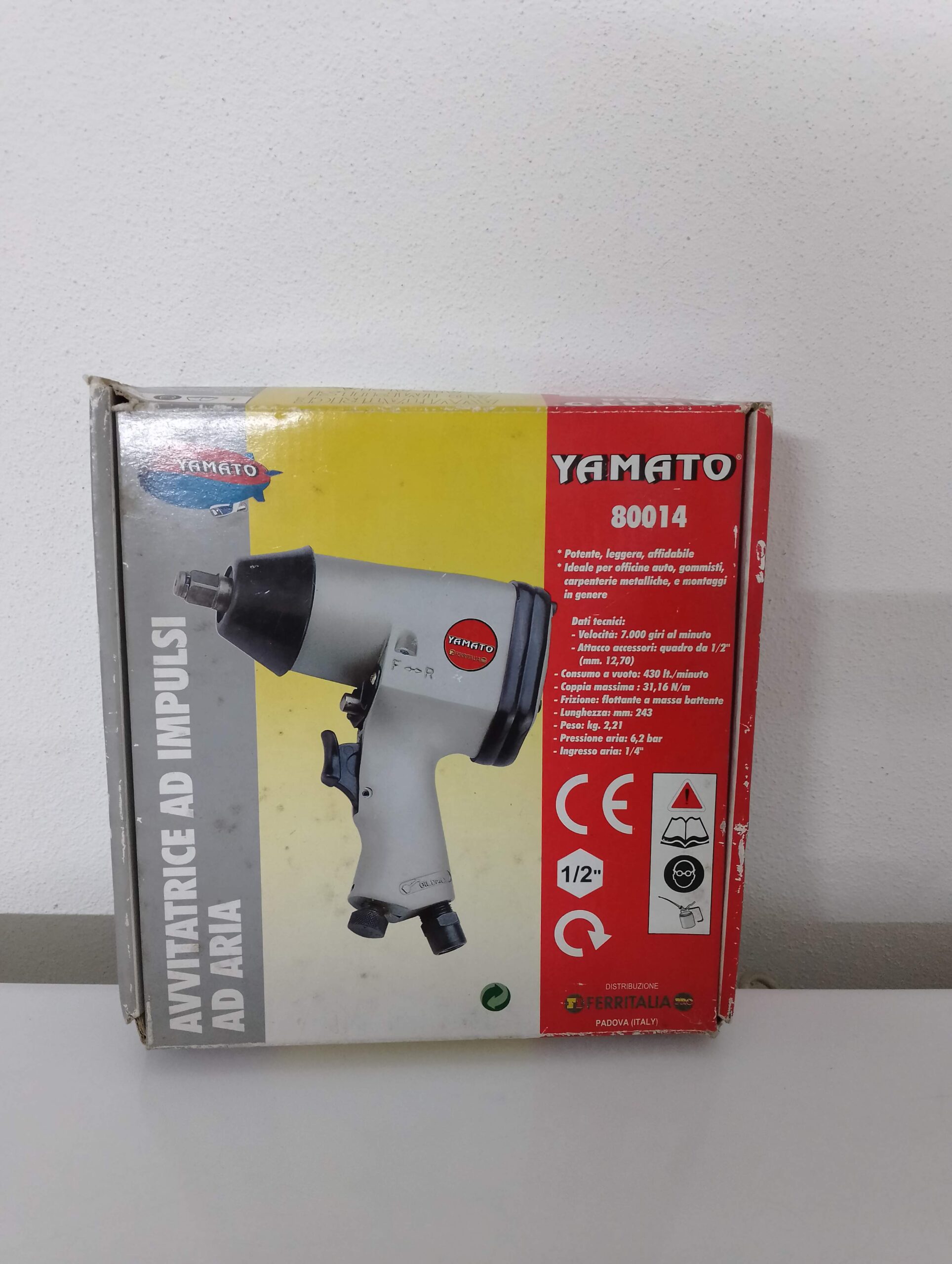 Avvitatore/ svitatore a impulsi pneumatico ad aria compressa