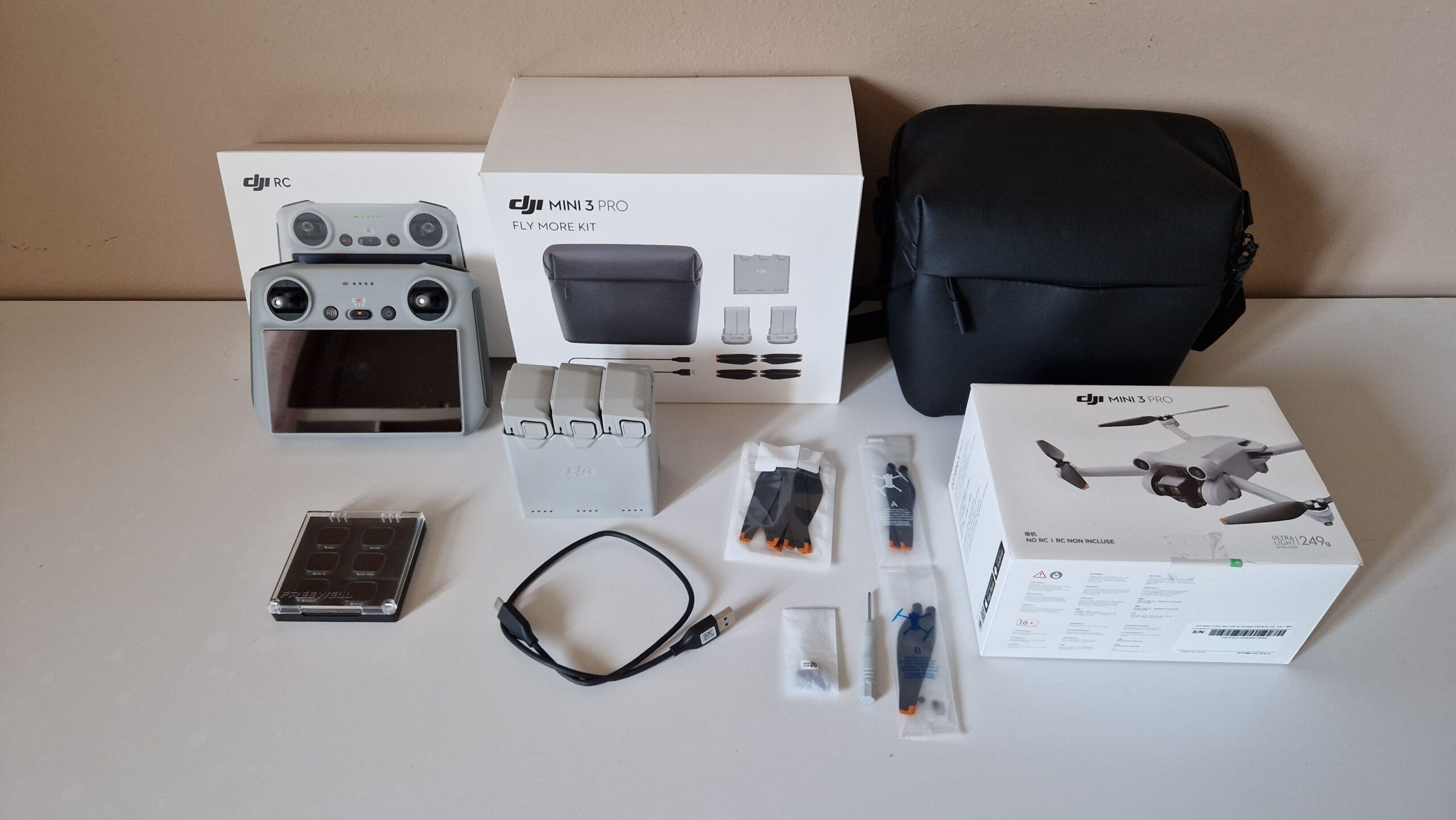 Drone Dji mini 3 pro fly more combo con filtri