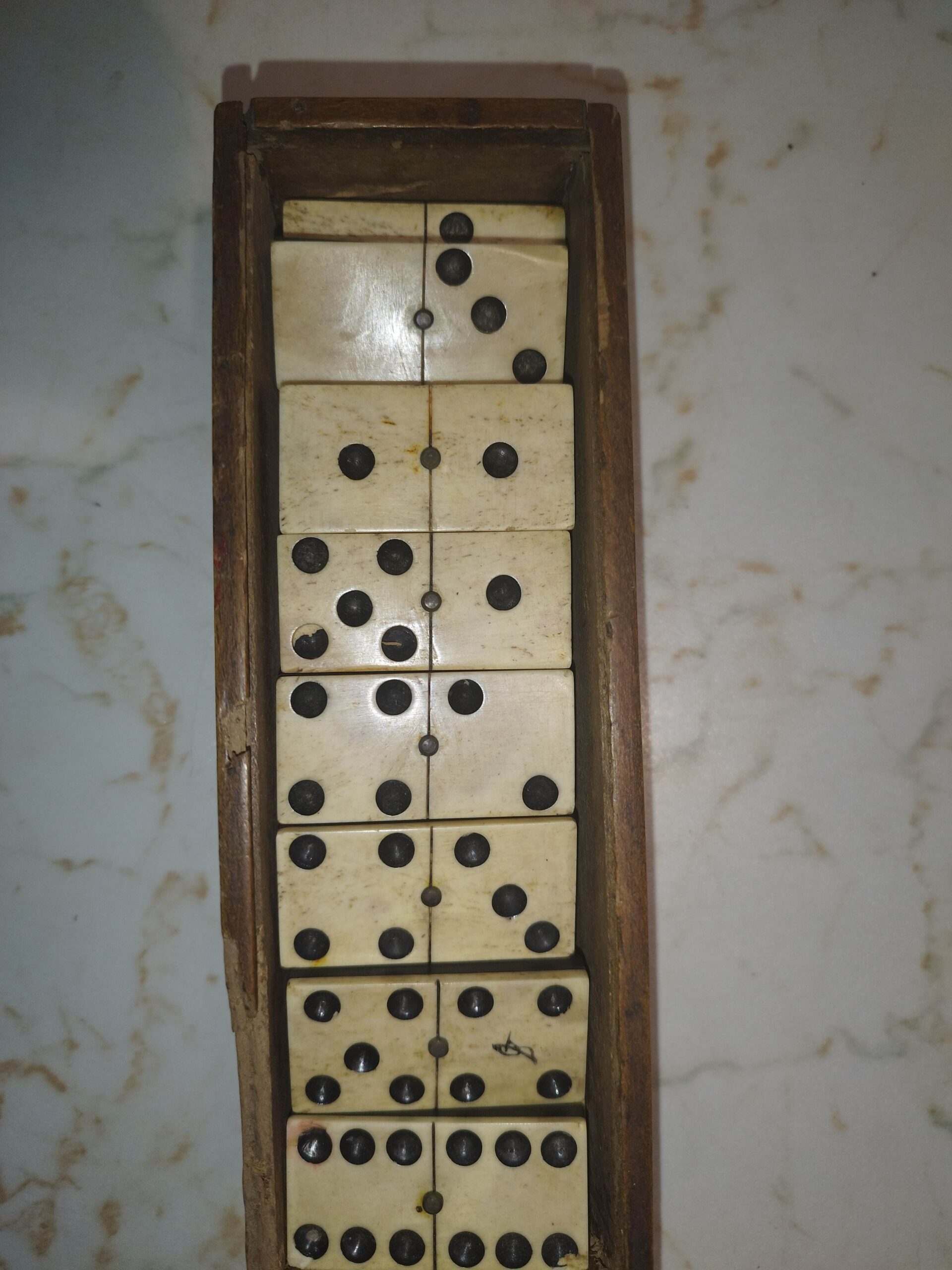 Gioco del domino dei primi del 1800
