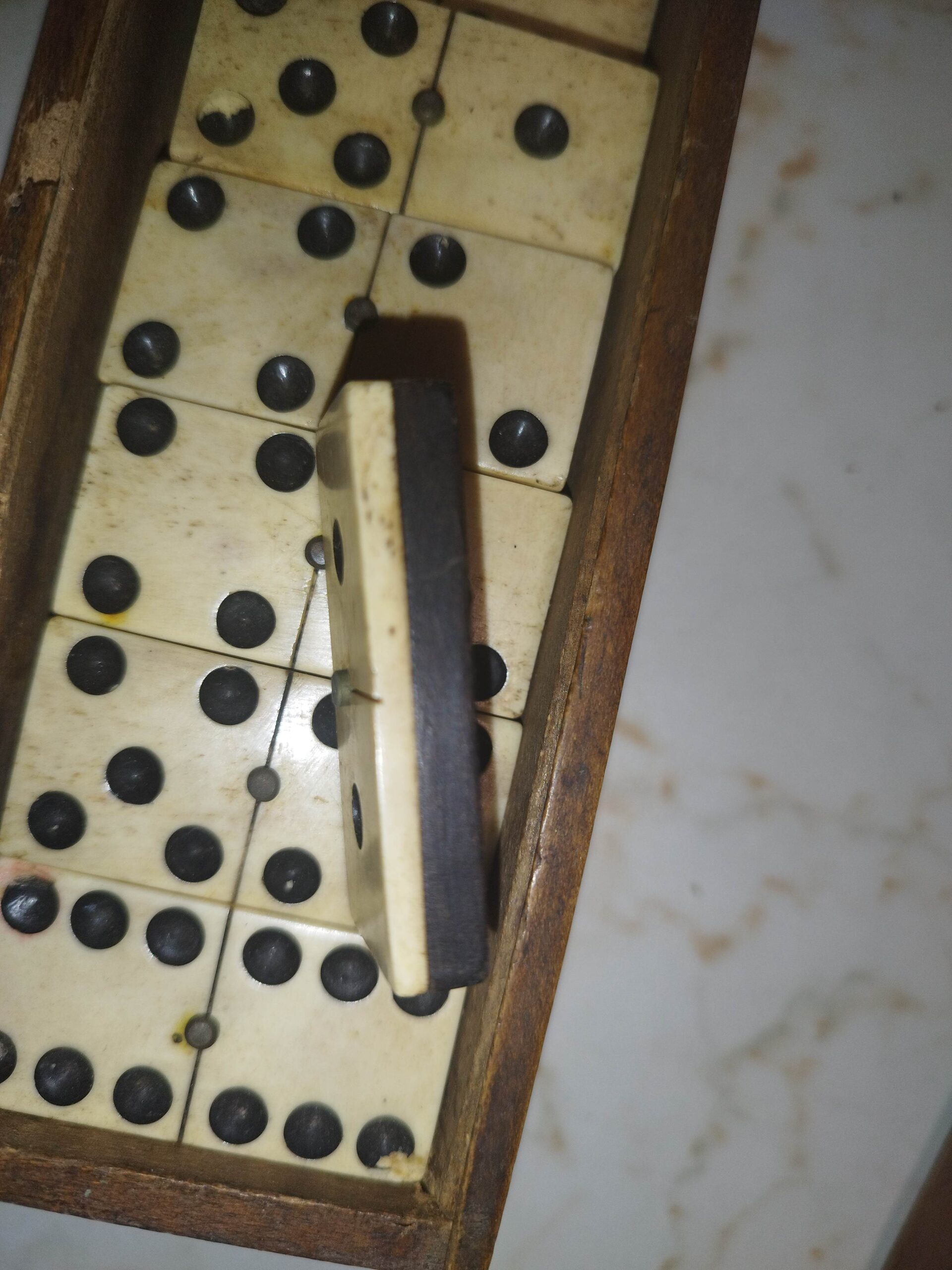 Gioco del domino dei primi del 1800