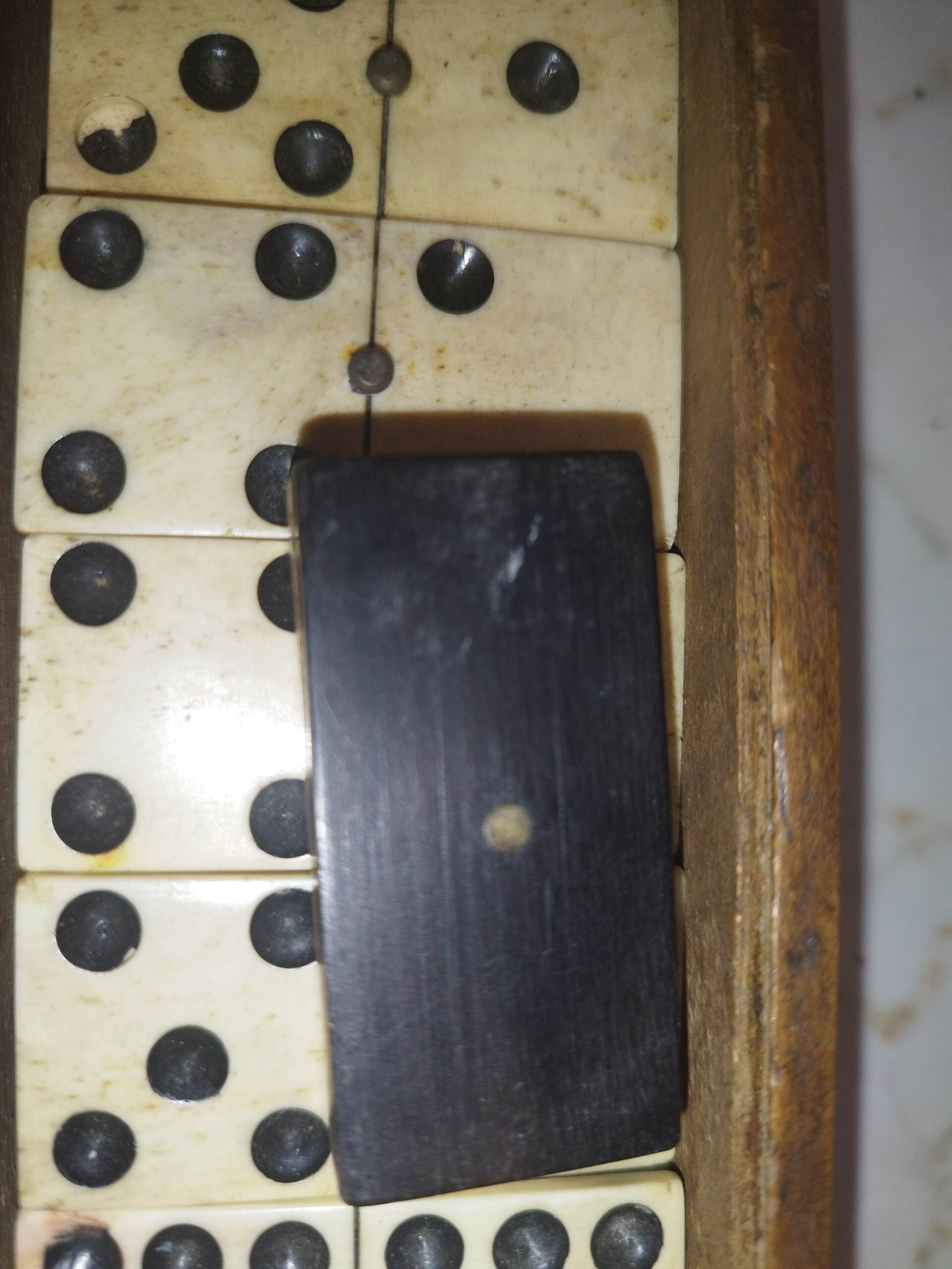 Gioco del domino dei primi del 1800