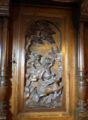 Vendo Antica credenza con scene di caccia al cervo