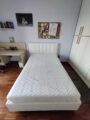 Vendo Letto a una piazza e mezza in ecopelle e mobili camera
